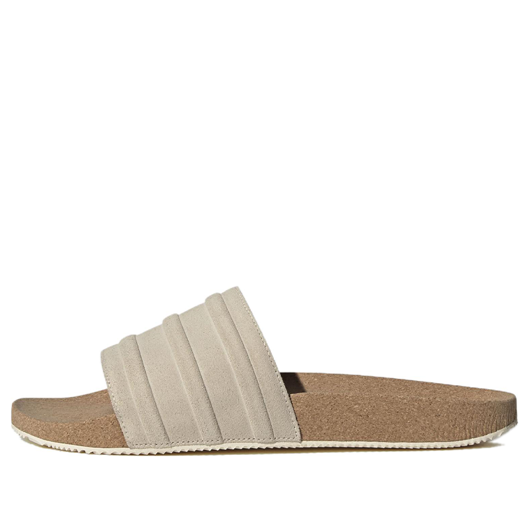 adidas Originals Adilette Premium Slides 'Cork Pack Wonder White' ID2016