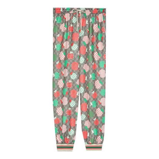 Gucci Fw21 Les Pommes Jogging Pant 'Red Beige' 662590-XJDMS-2112