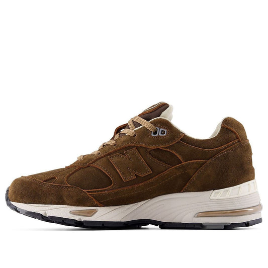 (WMNS) New Balance 991v1 Luxe Suede Made in UK 'Cocoa' W991BR1 - New Balance Professional Edition