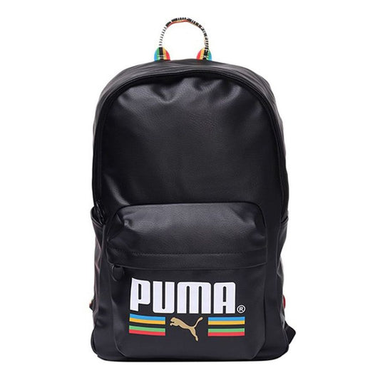 PUMA Originals PU Tailored for Sport Backpack 'Black White Yellow' 077783-01