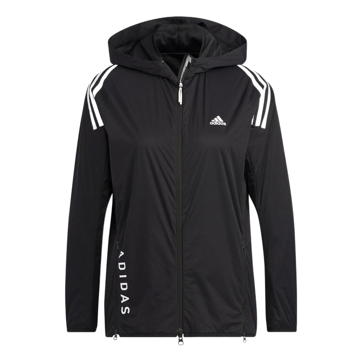 (WMNS) adidas Wind.Rdy 3-Stripes Long-Sleeve Jacket Asia Sizing 'White Black' HG8258
