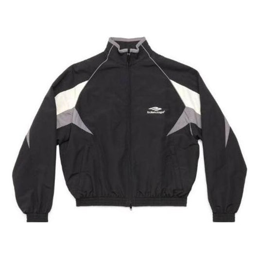 Balenciaga 3B Sports Icon Tracksuit Jacket 'Black' 751726TOO481000