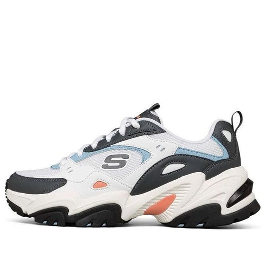 (WMNS) Skechers Stamina V2 Low Running Shoes White/Black 149510-WCC