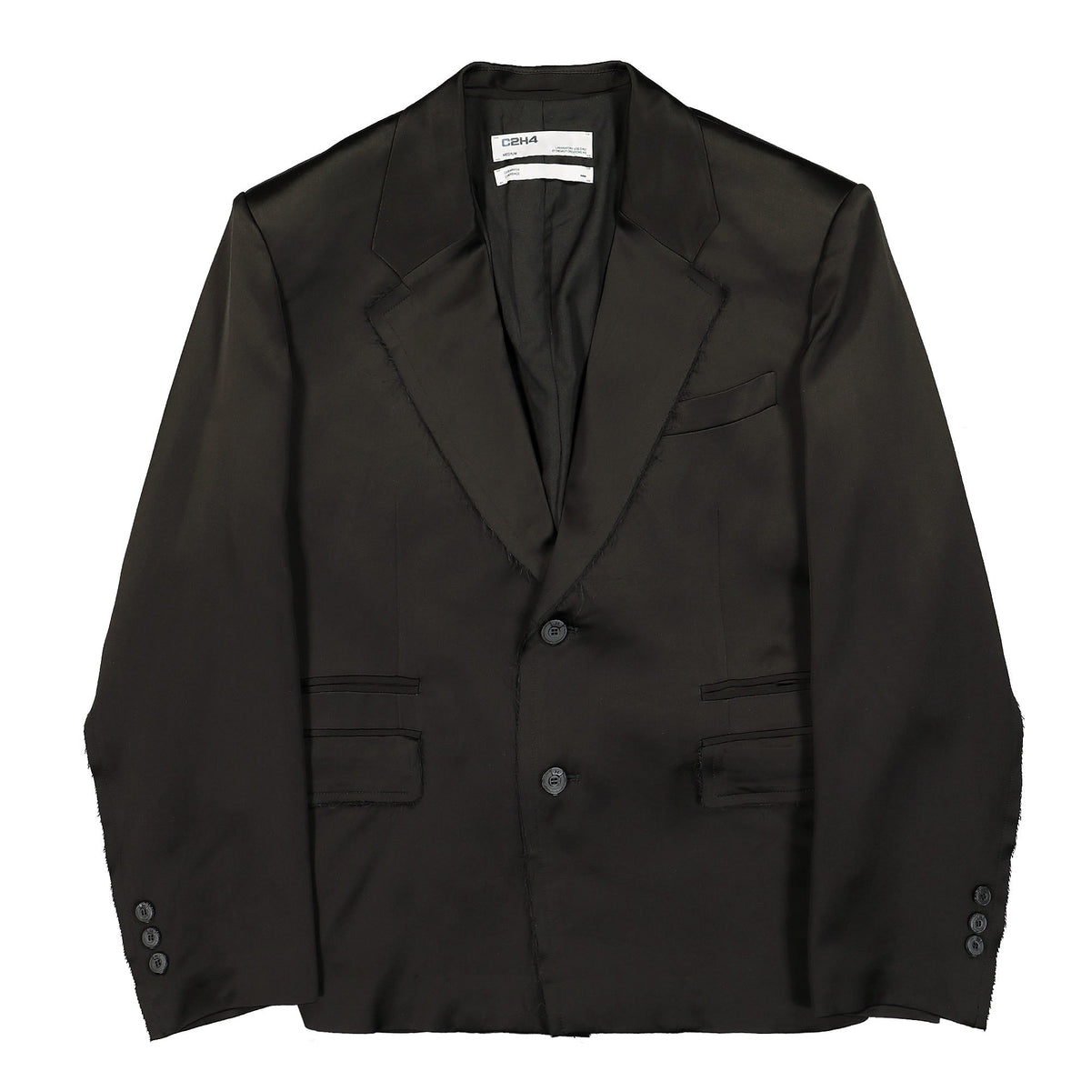 Inside-Out Panelled Smoke Tailored Jacket