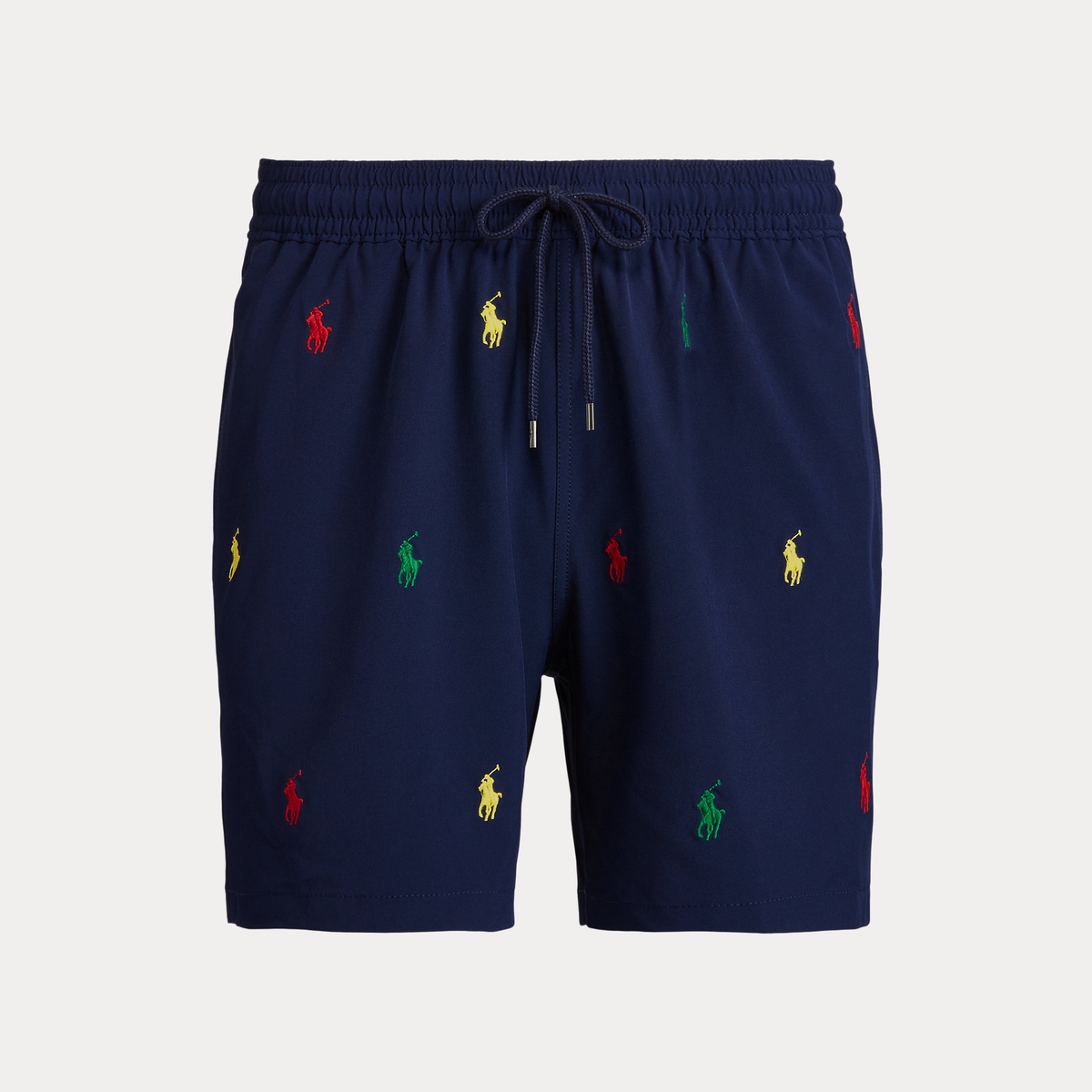 PONY embroidered TRAVELER SWIM SHORT - NEWPORT NAVY