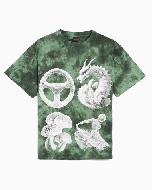 Camiseta con gráfico Relaxed Pleasures Disfunction para hombre